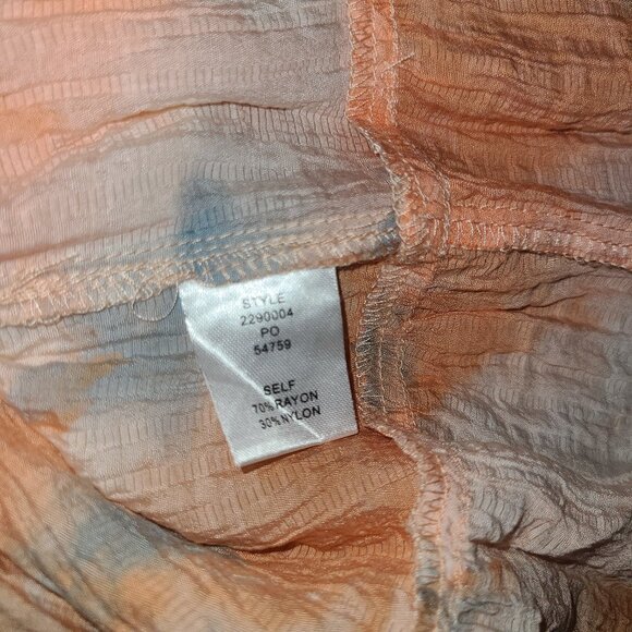 Anthropologie Current Air size S Lightweight Flare Sun Dress Flutter sleeve - Picture 4 of 4